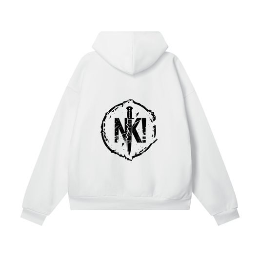 Oversize Heavyweight Hidden Pocket Fleece Hoodie - 460 GSM