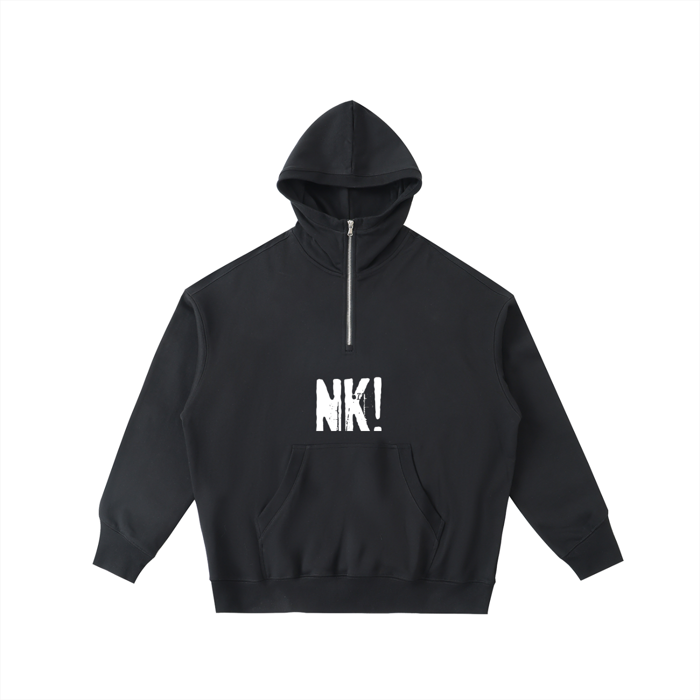 Big Hood Half-Zip Fleece Hoodie