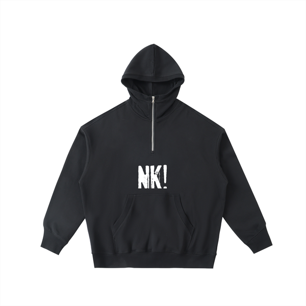 Big Hood Half-Zip Fleece Hoodie